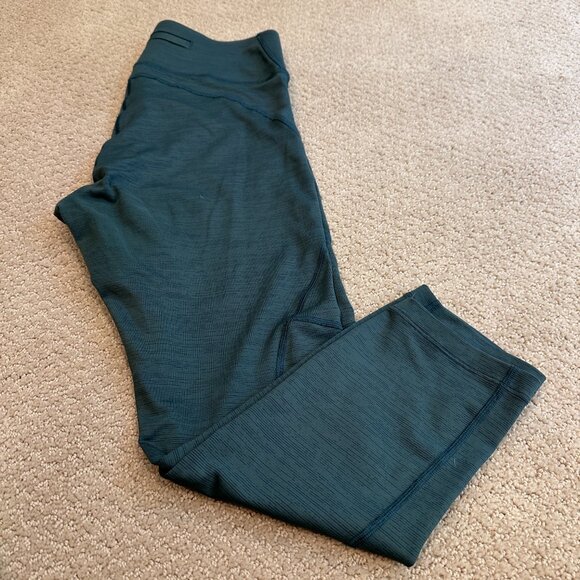 Outdoor Voices Leggings TechSweat Core 3/4 High Rise Evergreen Gym Yoga MEDIUM - Picture 5 of 12